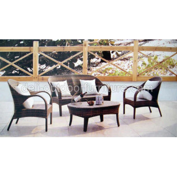 Designer de móveis de metal Rattan moderno jardim